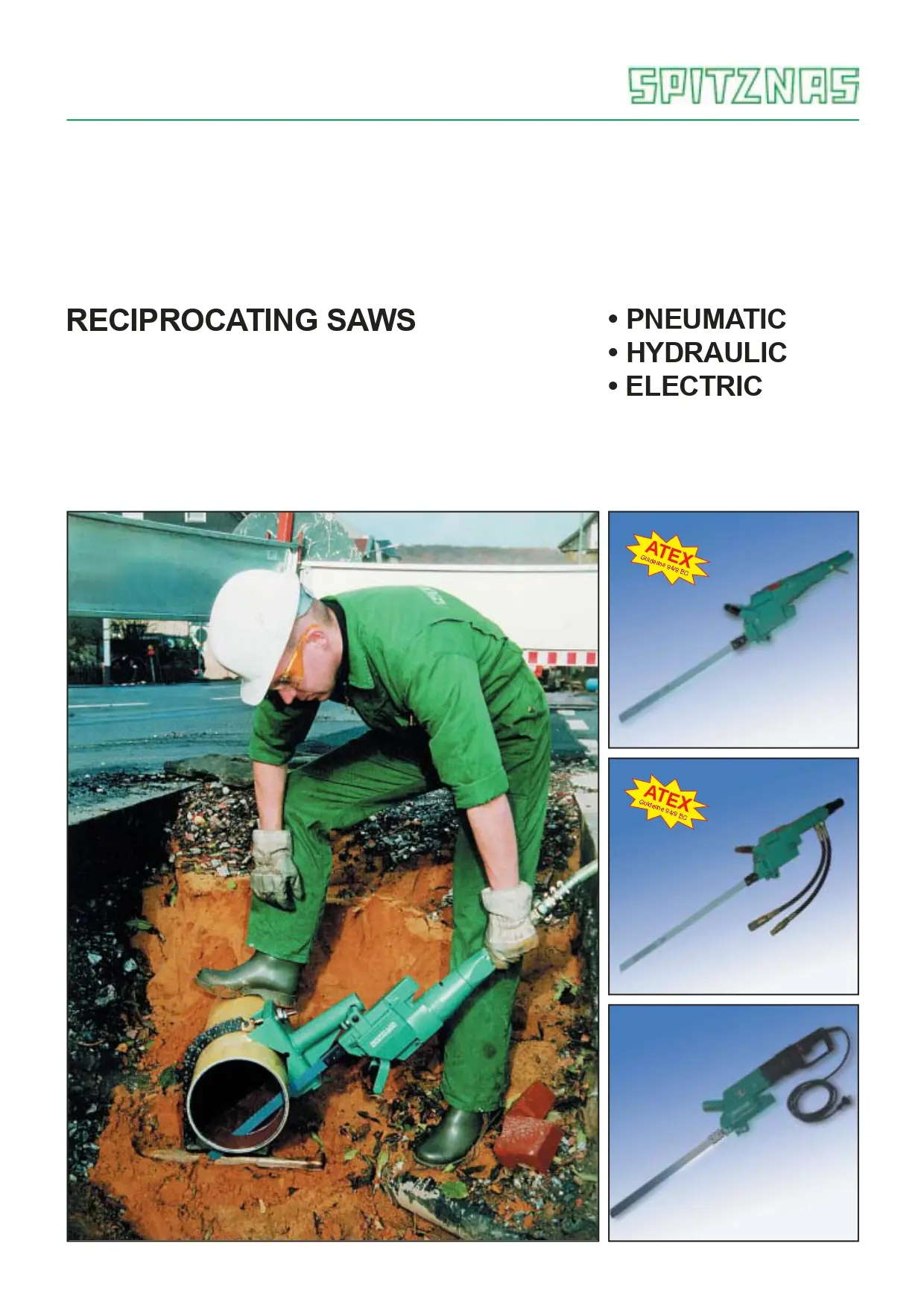 Spitznas Reciprocating Saw for Large Pipes