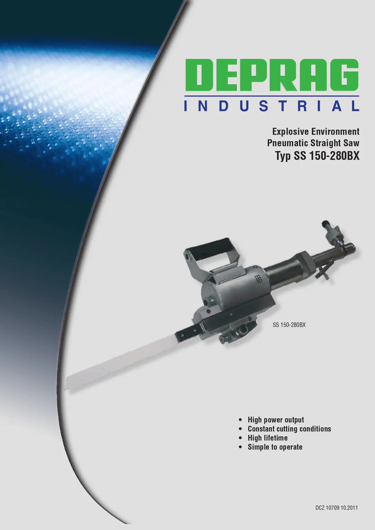 Deprag Reciprocating Saw for Underground Mines